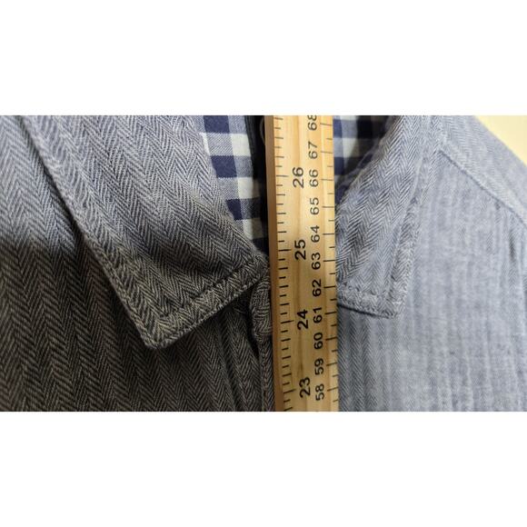 Volcom Slim Fit Checkmate Mens Houndstooth Longsleeve Buttonup Shirt Grayish... - Picture 9 of 9